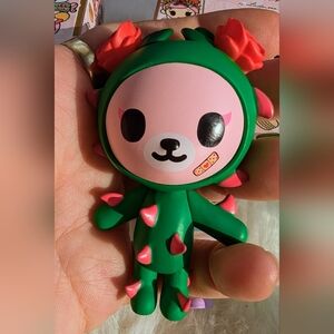 🌟💞Tokidoki 'Rosie' Bear From 'Lumi & Friends' figure- cute bear jar included